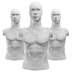 Rubber Dummie Bodies Only - Triple Pack - Rubber Shooting Dummy Target