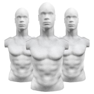 Rubber Dummie Extended Profile Bodies Only - Triple Pack - Shooting Target Dummie