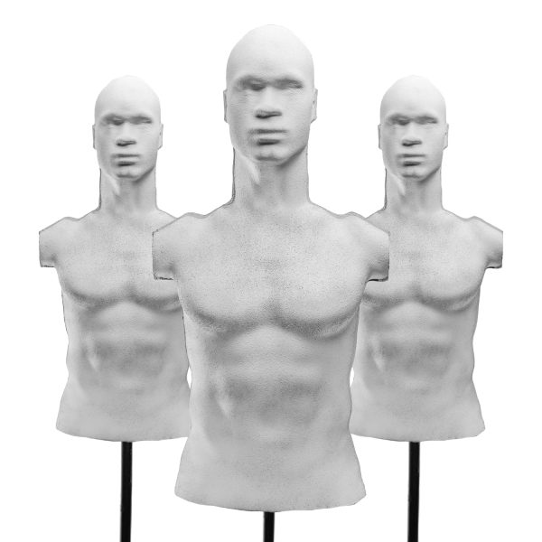 Rubber Dummie - Starter Kit - Triple Pack - Rubber Shooting Dummy Target Silhouette - Image 7